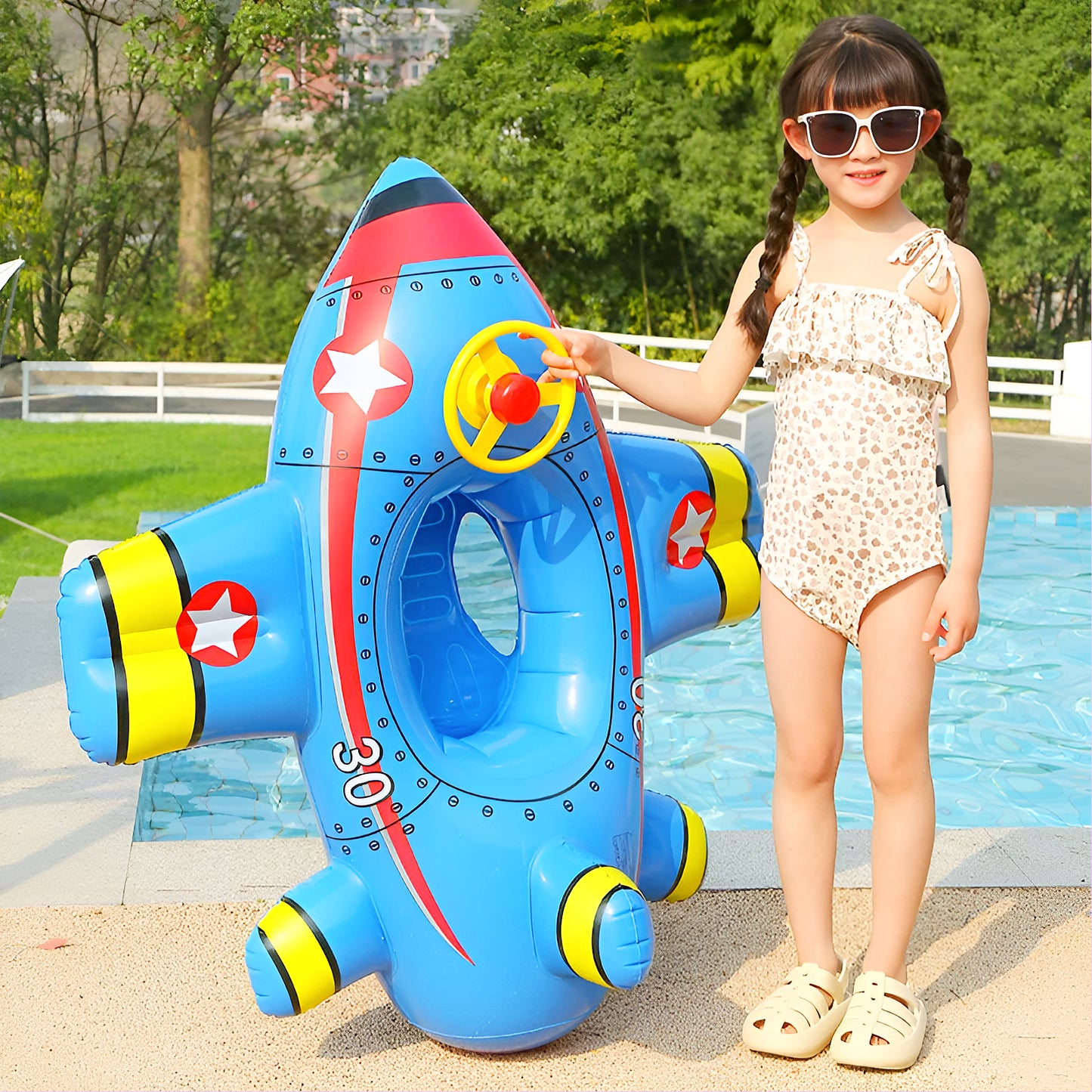 Children's Inflatable Spaceship Toy